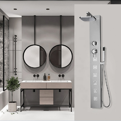 Vigo 3 Way Stainless Steel Shower Panel System